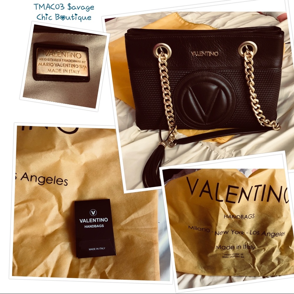 Valentino by Mario Embossed logo